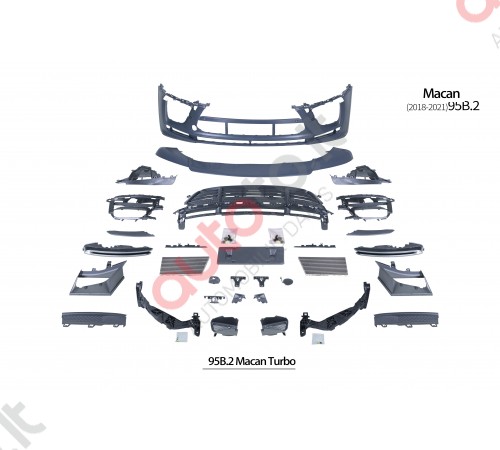 Macan 2014-2021 95B.2 TURBO priekinis bamperis 